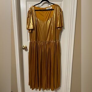 JessaKae Noble Gold Midi Dress